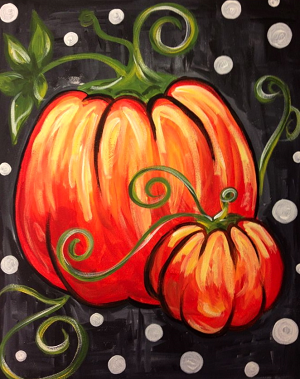 Image for event: Pumpkin Painting on Canvas