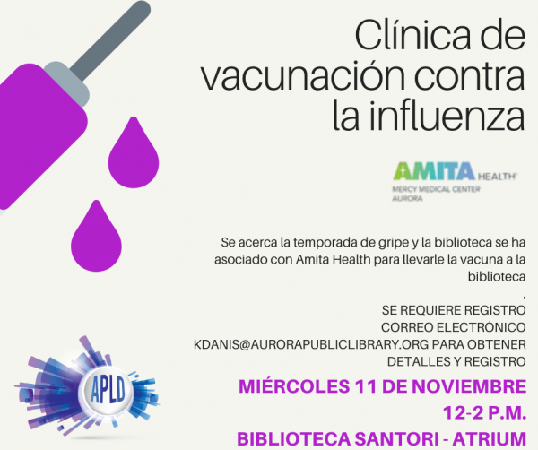 Image for event: Cl&iacute;nica de vacunaci&oacute;n contra la influenza