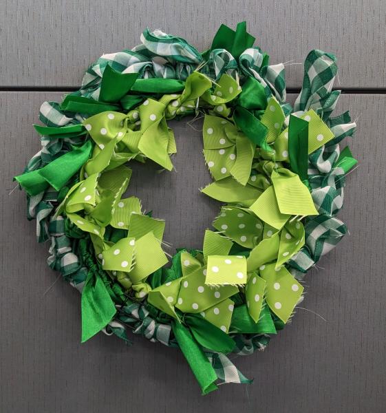 Image for event: Irish Ribbon Wreath Craft